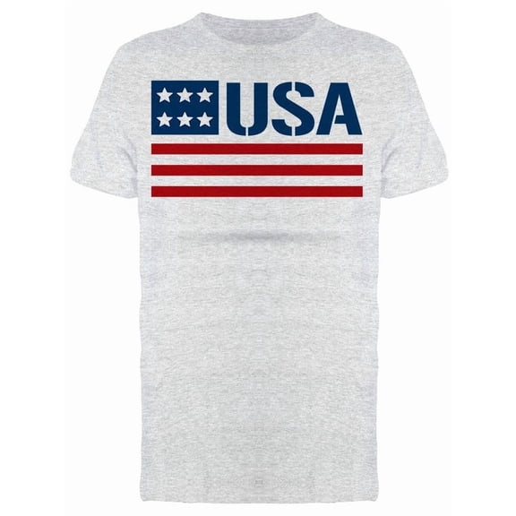 Flag W/Text: Usa Tee Men's -Image by Shutterstock