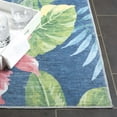 thumbnail image 5 of SAFAVIEH Malibu Frederick Floral Polyester Machine Washable Area Rug, Dark Blue/Green, 3' x 5', 5 of 12