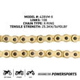 thumbnail image 4 of Niche Gold 428 X-Ring Chain 108 Links With Master Link Motorcycle 519-CDC2554H, 4 of 8