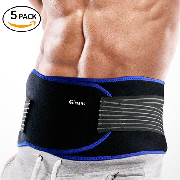 Gimars Upgrade Neoprene Back Brace Abdominal Hernia Belt