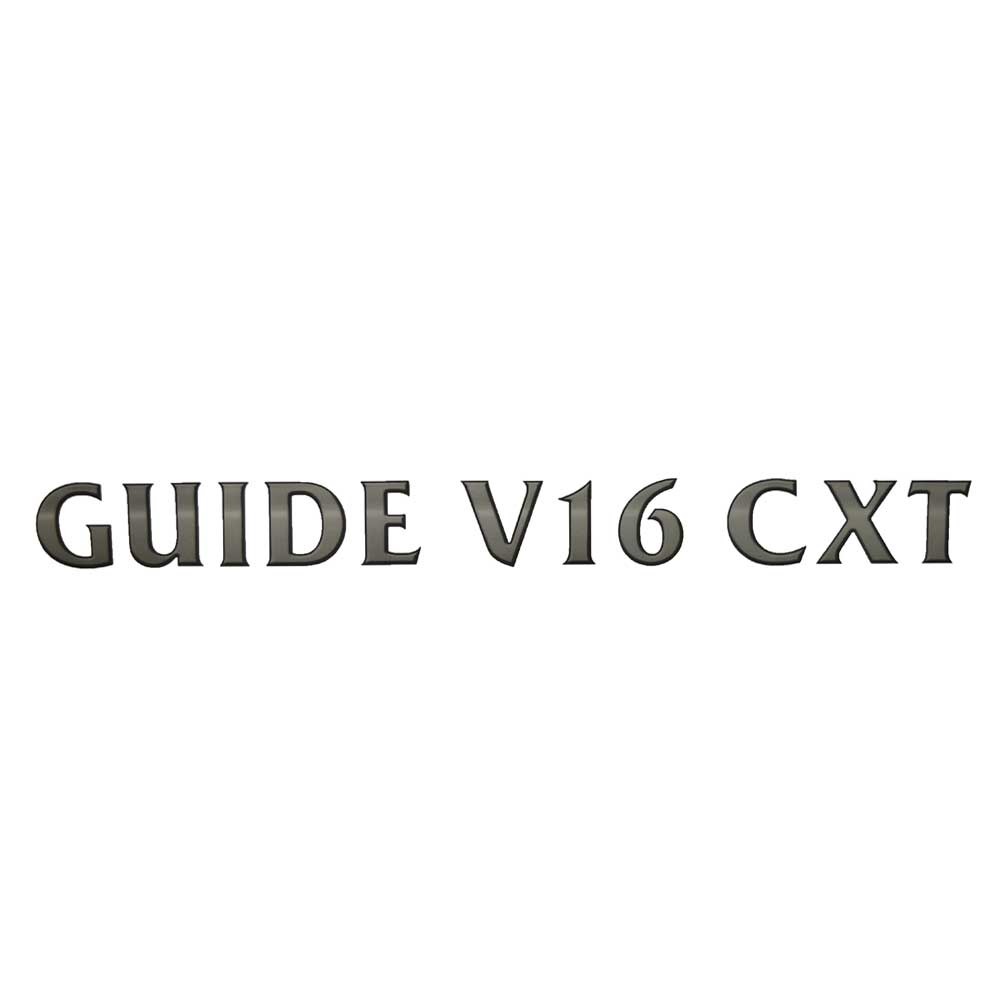 G3 Boat Emblem Decal Sticker Guide V16 CXT Silver