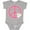 AC-Heather Grey, variant on Inktastic Peace Sign Cute Daisy Flowers Girls Baby Bodysuit