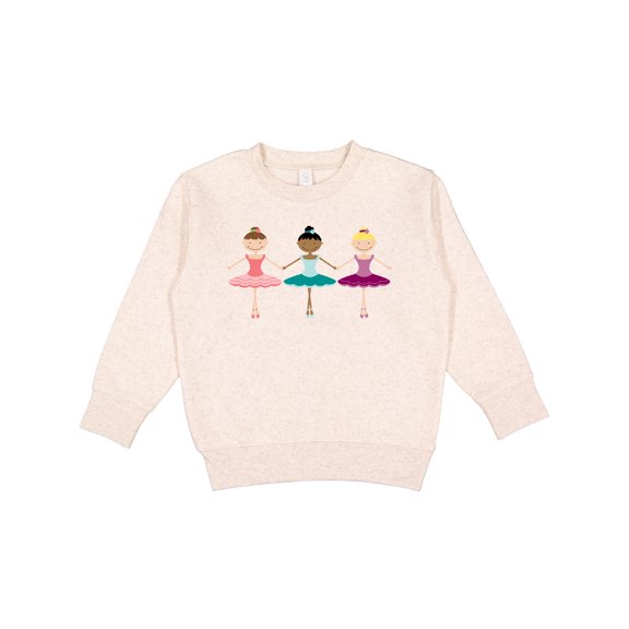 Inktastic Little Ballerina Trio Toddler Sweatshirt