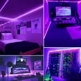 thumbnail image 3 of Gostoto LED UV Black Light Strip Adhesive Blacklight Fixture Battery & USB Operated UV LED Strip Light for Glow Neon Party Christmas Halloween Birthday Glass Cabinet Fluorescent Poster Fishing Boat, 3 of 7