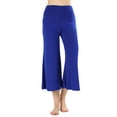 thumbnail image 1 of Womens Knit Capri Culottes Gaucho Wide Leg Pants&nbsp;, 1 of 3