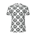 thumbnail image 6 of Rocae Happy Soccer for Men's Mesh Quick-Dry Short Sleeve Workout T-Shirt,Mens Crew Neck Tee Lightweight Soft Classic T Shirts XX-Large, 6 of 9