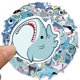 thumbnail image 2 of Pegatinas de vinilo con forma de ballena con dibujos animados de animales del océano, 51 unidades, 2 of 2