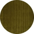 thumbnail image 1 of Ahgly Company Indoor Round Abstract Green Contemporary Area Rugs, 4' Round, 1 of 1