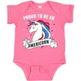 thumbnail image 3 of Inktastic Proud To Be an Americorn with Unicorn and Stars Boys or Girls Baby Bodysuit, 3 of 5