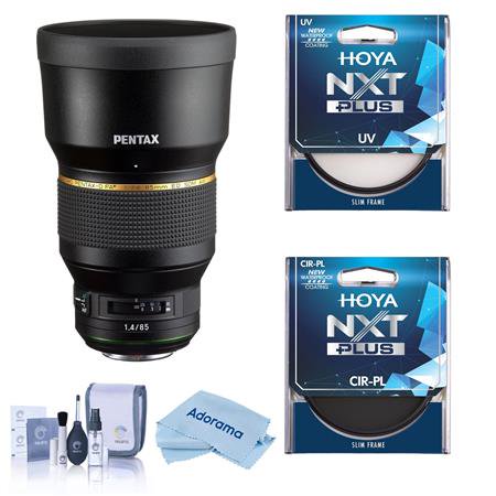 UPC: 0192223170650 | HD Pentax-D FA 85mm f/1.4 ED SDM AW Lens  Bundle with Hoya 82mm UV+CPL Filter Kit  Cleaning Kit  Cloth