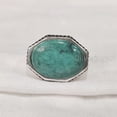 thumbnail image 4 of Tibetan Turquoise Ring, Silver Jewelry, 925 Silver Ring, Father's Day, AAA Natural Turquoise, December Birthstone Ring, Heavy Mens Ring, Spiritual Healing Gemstone, Christmas, Signet Mens Ring, 4 of 6