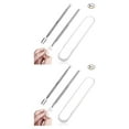 thumbnail image 3 of Wisewang 2Pcs Dead-skin Remover Kit Stainless Cuticle Pusher Comfortable Tools Set 2Set, 3 of 4