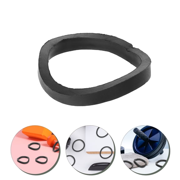 KALLORY Set of 50 Rubber Barbell Pads for Workout Equipment and Fitness Accessories, Gym Bar Pads