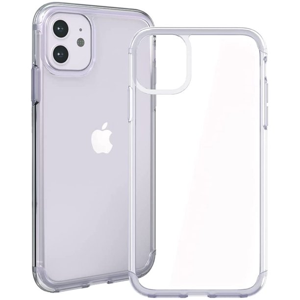 Inbeage iPhone 11 Clear Case with Matching Color Edge Colorful