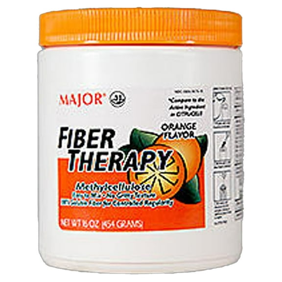 Major Fiber Therapy Orange Powder, 16 Oz.