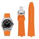 thumbnail image 2 of Correa de reloj para VC 4300V 4500V 5500V 7900V VC47450 Correa de reloj de caucho fluorado de alta calidad para hombre 24*7 mm Negro Azul Naranja, 2 of 5
