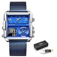 thumbnail image 1 of Reloj digital de cuarzo para hombre de lujo LIGE Relojes deportivos creativos, 1 of 7