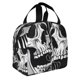 thumbnail image 2 of Easygdp Psychedelic Skull Illusion Art Bolsa Térmica Premium - Tela Oxford Impermeable, Gran Capacidad, Bolsillo Frontal, Unisex para Trabajo, Escuela, Actividades al Aire Libre y Picnics, 2 of 8