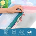 thumbnail image 3 of Yayeee Kitchen Curtains Tier Pair Light Filtering 27"x36" Rod Pocket Short Cafe Window Panel, Green Seaside, 3 of 7