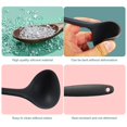 thumbnail image 3 of Cuchara para sopa LRH silicona antiadherente resistente al calor color negro, 3 of 5