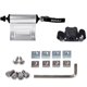 thumbnail image 1 of Sywqhk Portaequipajes para techo de bicicleta, soporte para techo de bicicleta de liberación rápida (plata) Sywqhk Alta Calidad, 1 of 7