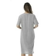 thumbnail image 3 of Just Love Short Sleeve Nightgown Sleep Dress for Women (Grey - I Heart Sleep, Large), 3 of 3