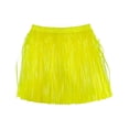 thumbnail image 6 of Skirts for Women Carnival Fluorescent Dance Party Night Performances Festive Celebrations With Flowing Fringe Design Womens Skirt Yellow, 6 of 7