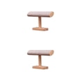thumbnail image 2 of Baohd Jewelry Display Rack | Showcase Bracelet Collection Durable And Eco-friendly Wood Bracelet Display Display Stand Light Grey 2Set, 2 of 6