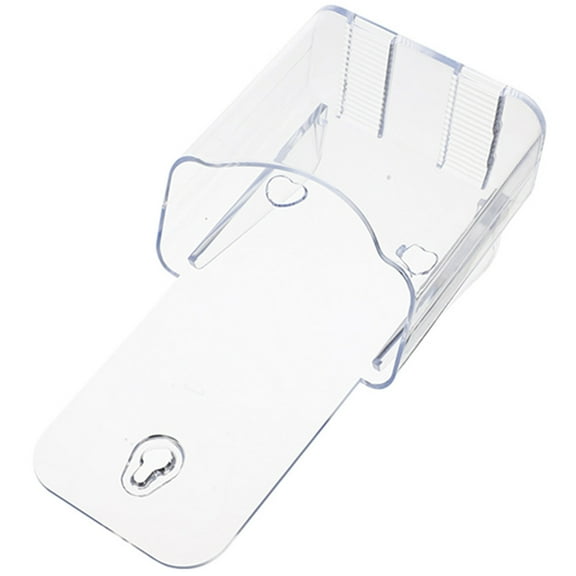 FONDOTIN Magazine Organizer Acrylic Wall Mounting 1Set 3.3X4.1X7.9In