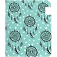 thumbnail image 4 of Coolnut Mailbox Cover Feathers Pattern Post Mail Box Cover Magnetic Mail Wraps Cover Standard Size 20.7" L x 18" W, 4 of 5