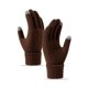 thumbnail image 1 of Guantes cálidos de invierno para hombre y mujer, manoplas de punto elásticas, Guantes de lana con dedos completos, Guantes de ganchillo para mujer, 1 of 5