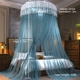 thumbnail image 4 of Princess Round Dome Canopy Bed Curtain for Girls Adults,Children Dreamy Mosquito Net,Cute Bedroom Decoration Castle Play Tent Reading Nook Canopies (Dome), 4 of 6