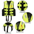 MKSJFdge Life Jackets Water Sport Boating Jacket for Adults Outdoor