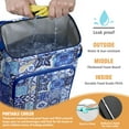 thumbnail image 2 of Cooler Backpack Portable Backpack Coolers for Men & Women,Bohemian Tribal Lunch Backpack for Picnics, 2 of 6