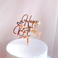 thumbnail image 1 of Decoración para tarta de feliz cumpleaños, adornos para tartas con letras acrílicas, suministros para fiestas, decoraciones para tartas negras de feliz cumpleaños para niño, 33 diseños Tan Jianjun unisex, 1 of 2
