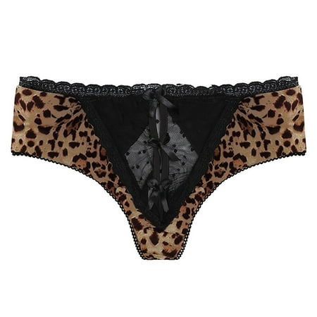 

Womens Hipster Brown Lace Panty S 1 Pack