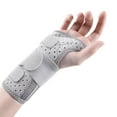 thumbnail image 2 of 1pc Support de Poignet Double Plaque d'Aluminium Attelle Réglable en Nylon, 2 of 9