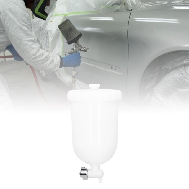 Spray Cup, Longer Use Time Spray Guns Container High Strength High Toughness Oil Resistance for Paint Spray Guns