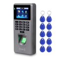 thumbnail image 4 of Fingerprint Access Control Attendance Machine Password Employee Checking-in Time Clock Recorder RFID Door Controller USB Offline, 4 of 8