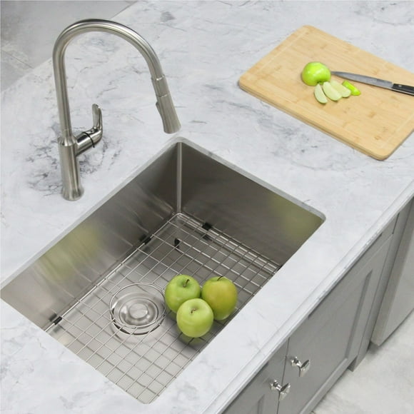STYLISH Single Bowl Drop-in/Undermount Stainless Steel Kitchen Sink