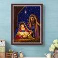 thumbnail image 1 of Cuadros Decorativos Kit de pintura por números DIY Pascua Virgen aceite arte imagen artesanía hogar pared decoración (3) Wdftyju embutido en tela, 1 of 1
