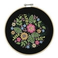 thumbnail image 2 of Ensemble de 3 Pcs pour Point de Croix, Gamme Complète, Bricolage, Kit de Broderie Florale Estampée pour Débutant, 2 of 10
