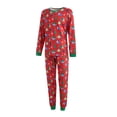 thumbnail image 2 of Seyurigaoka Family Matching Pajamas Set Christmas Theme Print Tops Pants Sleepwear, 2 of 9