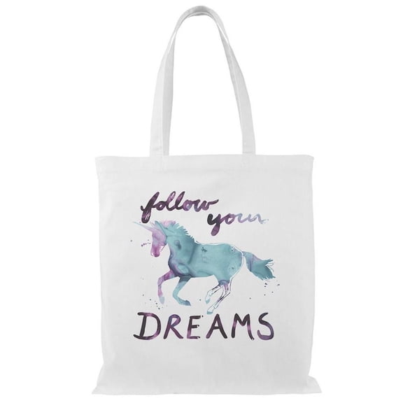 World Art Group Magic Dreams. I. Tote Bag - June Erica Vess Designs, One Size Cotton Canvas Tote Bag