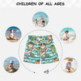 thumbnail image 6 of joogoo Boys Swim Trunks Cute Pig Crocodile Tiger Beach Board Shorts Drawstring Swimsuit 5T, 6 of 6