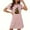 QR1-Pink##Halloween Costumes, variant on Meichang Halloween Dress for Women Nightgowns Pumpkin Print Sleepwear Sleep Shirt Crew Neck Short Sleeve Nightshirt Print Mini Sleepdress