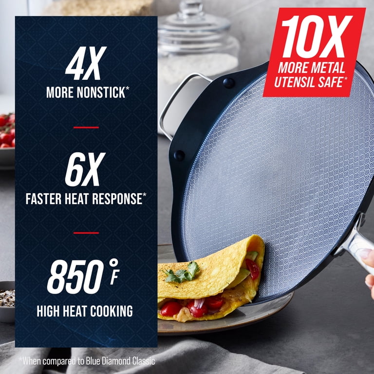 Blue Diamond 13-Inch Diamond Bond Hybrid Round Griddle photo 5