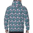 thumbnail image 7 of Lsque Tulips Flowers Pattern Casual Men's Hoodie,Hooded Sweatshirt with Kangaroo Pocket,Pullover Hoodie-3X-Large, 7 of 7