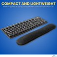 thumbnail image 5 of 1InTheOffice Beaded Keyboard Wrist Rest Pad Black/Gray, 5 of 5