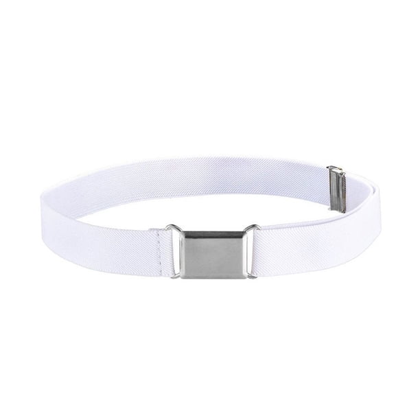 XmhyTop Cinturón elástico ajustable, cinturón Blanco para niños, ideal para fiestas y eventos especiales, 1 pieza